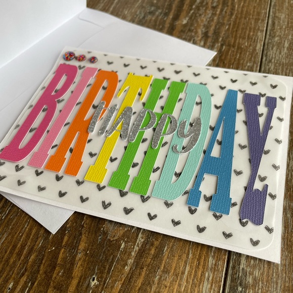 🌈 3 for $10.00 - Happy Birthday (Greeting Card) - Picture 3 of 4